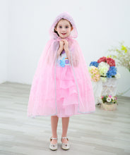 Load image into Gallery viewer, Halloween children&#39;s cloak, Frozen Princess Elsa&#39;s cloak with witch cloak
