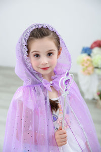 Halloween children's cloak, Frozen Princess Elsa's cloak with witch cloak