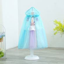 Load image into Gallery viewer, Halloween children&#39;s cloak, Frozen Princess Elsa&#39;s cloak with witch cloak
