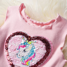 Load image into Gallery viewer, Children&#39;s unicorn princess Dress
