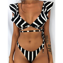 Load image into Gallery viewer, New split printed Bikini Swimsuit
