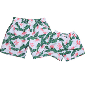 Parent-child swimwear beach pants, male adult middle-aged children's swimwear