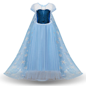 Frozen Girl Elsa Dress