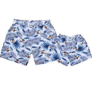 Parent-child swimwear beach pants, male adult middle-aged children's swimwear