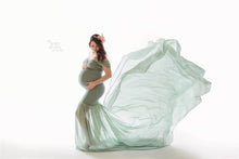 Load image into Gallery viewer, Silky cotton maternity fluttering sleeves Dress
