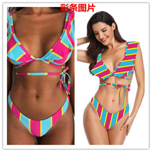 Load image into Gallery viewer, New split printed Bikini Swimsuit
