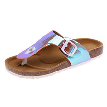 Load image into Gallery viewer, Women&#39;s colorful rhinestone flip-flops， Fashion Sandals
