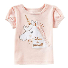 Load image into Gallery viewer, Children&#39;s unicorn T-shirt
