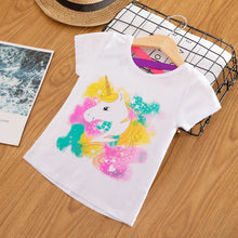 Load image into Gallery viewer, Children&#39;s unicorn T-shirt
