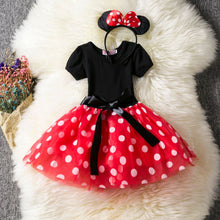 Load image into Gallery viewer, Girls&#39; Polka Dot Mesh Dress
