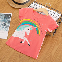 Load image into Gallery viewer, Children&#39;s unicorn T-shirt
