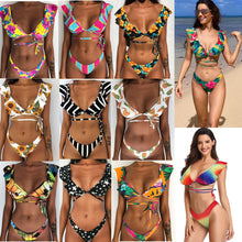 Load image into Gallery viewer, New split printed Bikini Swimsuit
