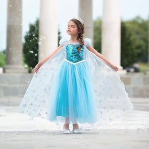 Frozen Girl Elsa Dress