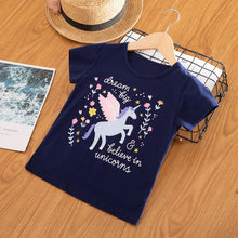 Load image into Gallery viewer, Children&#39;s unicorn T-shirt
