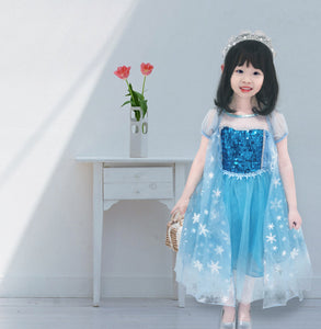 Frozen Girl Elsa Dress