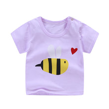 Load image into Gallery viewer, Children&#39;s cotton short-sleeved T-shirt
