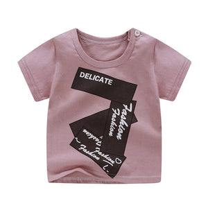 Children's cotton short-sleeved T-shirt