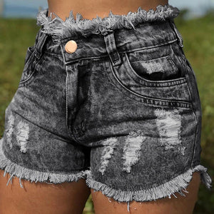 Sexy denim Shorts with ripped holes