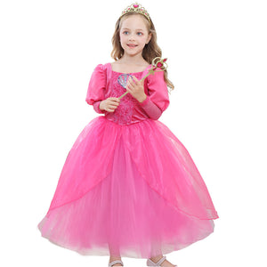 Girls' dresses, princess jasmine dresses, mermaid dresses