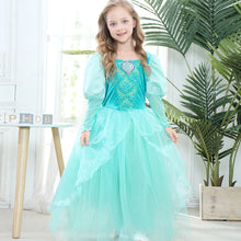 Load image into Gallery viewer, Girls&#39; dresses, princess jasmine dresses, mermaid dresses
