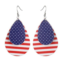 Load image into Gallery viewer, Fashion Flag Basketball Earrings
