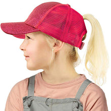 Load image into Gallery viewer, Children Sequin Baseball Cap
