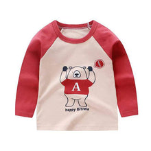 Load image into Gallery viewer, Children&#39;s long-sleeved T-shirt,  cotton baby T-shirt
