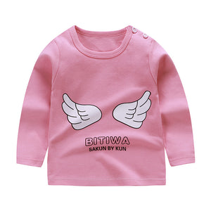 Children's long-sleeved T-shirt,  cotton baby T-shirt