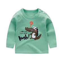 Load image into Gallery viewer, Children&#39;s long-sleeved T-shirt,  cotton baby T-shirt
