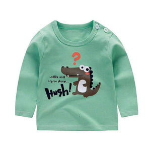 Children's long-sleeved T-shirt,  cotton baby T-shirt