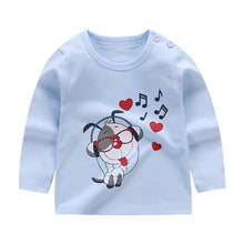 Load image into Gallery viewer, Children&#39;s long-sleeved T-shirt,  cotton baby T-shirt
