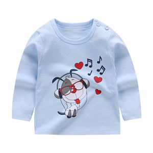 Children's long-sleeved T-shirt,  cotton baby T-shirt