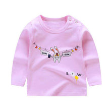 Load image into Gallery viewer, Children&#39;s long-sleeved T-shirt,  cotton baby T-shirt
