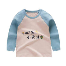 Load image into Gallery viewer, Children&#39;s long-sleeved T-shirt,  cotton baby T-shirt
