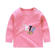 Load image into Gallery viewer, Children&#39;s long-sleeved T-shirt,  cotton baby T-shirt
