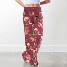 Load image into Gallery viewer, Lace-up casual Trousers, loose lace-up camouflage printed Pants
