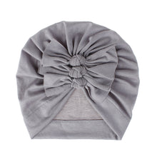 Load image into Gallery viewer, Soft knitted fabric pleated bow Baby Hat
