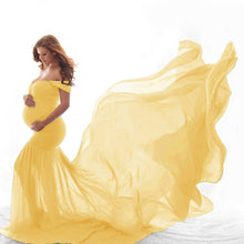 Load image into Gallery viewer, Silky cotton maternity fluttering sleeves Dress
