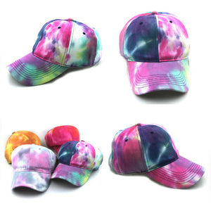 Colorful printed baseball Cap, colorful tie-dye Cap