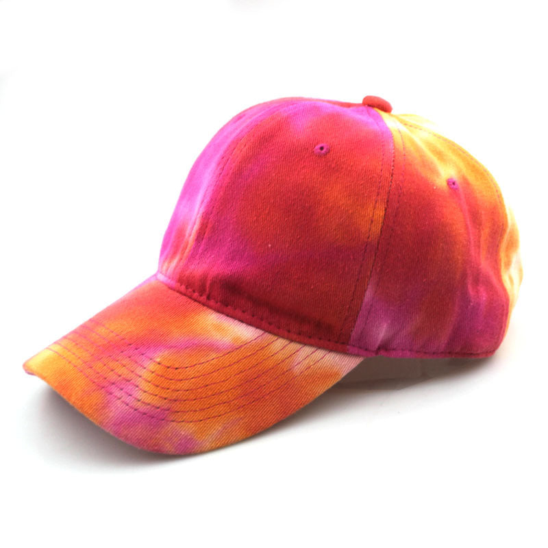 Colorful printed baseball Cap, colorful tie-dye Cap