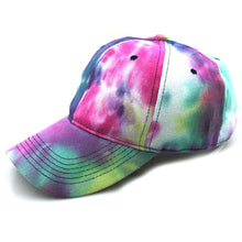 Load image into Gallery viewer, Colorful printed baseball Cap, colorful tie-dye Cap
