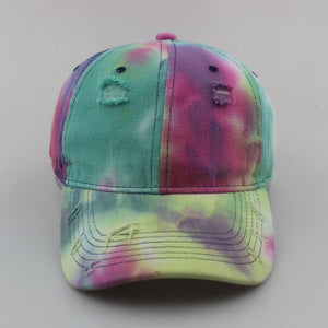 Tie-dye gradient color Baseball Cap