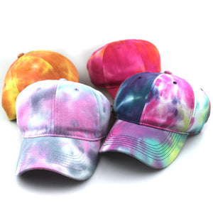 Colorful printed baseball Cap, colorful tie-dye Cap