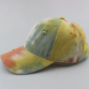 Tie-dye gradient color Baseball Cap