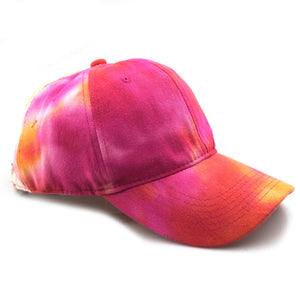 Colorful printed baseball Cap, colorful tie-dye Cap