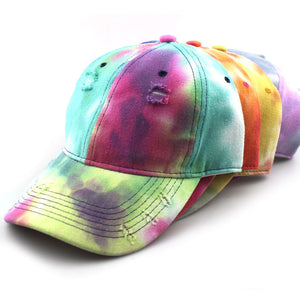 Tie-dye gradient color Baseball Cap