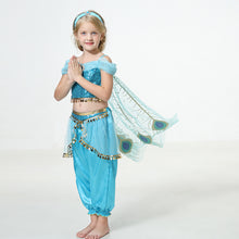 Load image into Gallery viewer, Girls&#39; dresses, princess jasmine dresses, mermaid dresses
