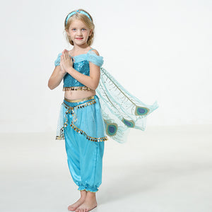 Girls' dresses, princess jasmine dresses, mermaid dresses