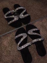 Load image into Gallery viewer, Rhinestone Slippers, Sandals
