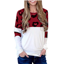 Load image into Gallery viewer, New women&#39;s long-sleeved printed sweater, women&#39;s T-shirt
